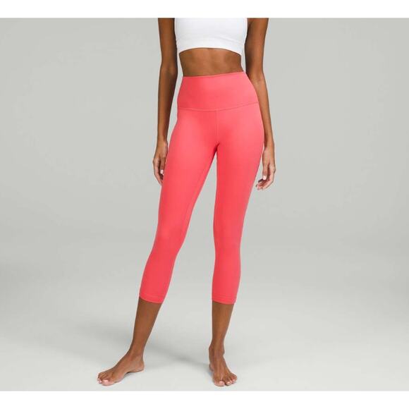 Lululemon Align High-Rise Crop 23" Pale Raspberry Women's Size 4 - Picture 1 of 4
